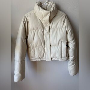 Cream Puffer Jacket
